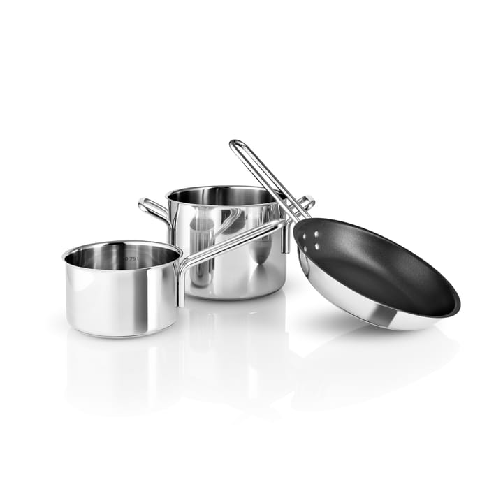 Eva Trio Stainless Steel startsett 3 deler - Rustfritt stål - Eva Solo