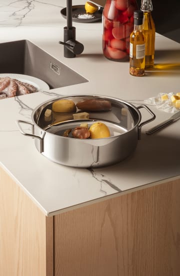 Eva Trio Stainless Steel traktørgryte 2 håndtak - Ø28 cm - Eva Solo