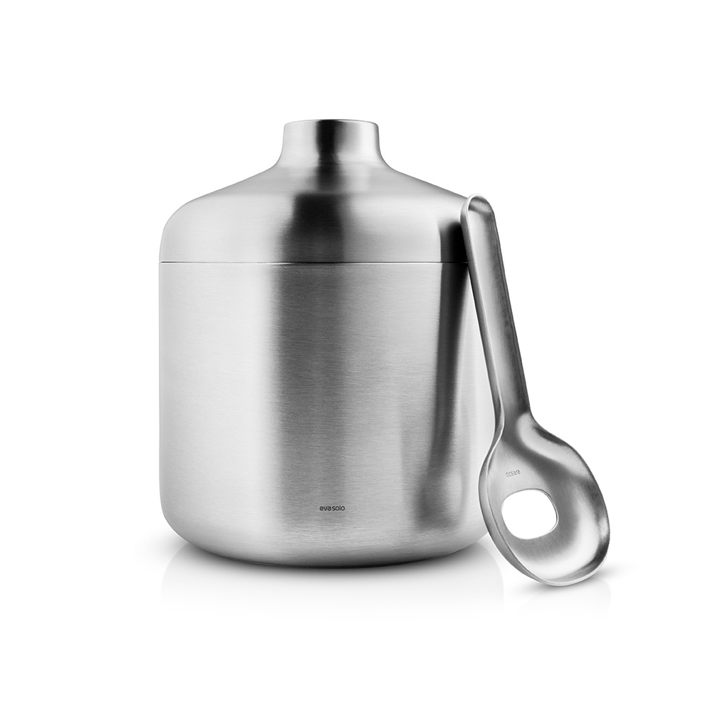 Eva Solo Liquid Lounge ishink med skje 1,4 l Brushed steel