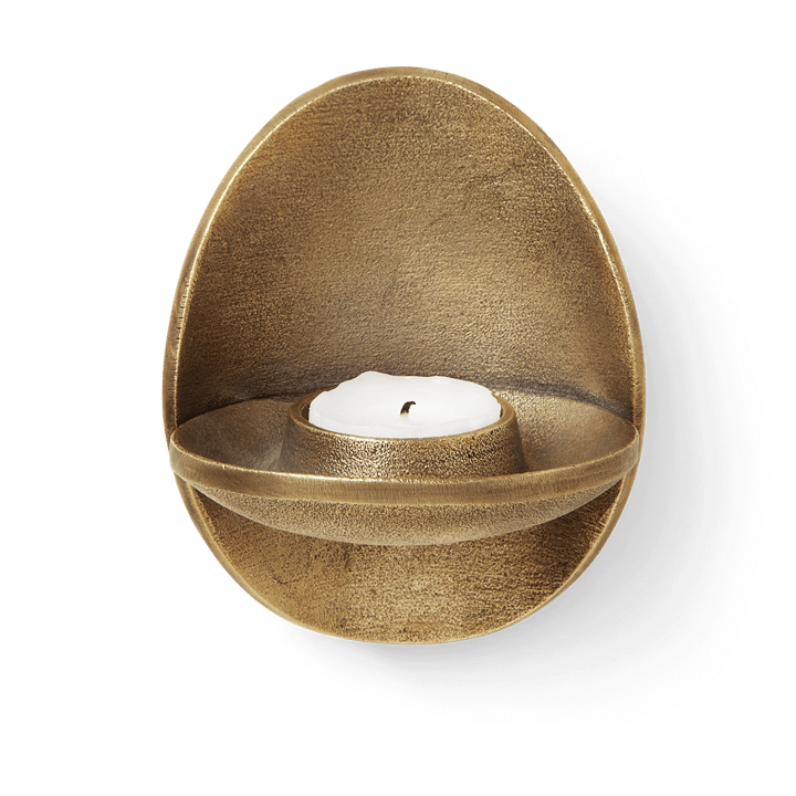 Agapé telysholder vegg, Brass finish ferm LIVING