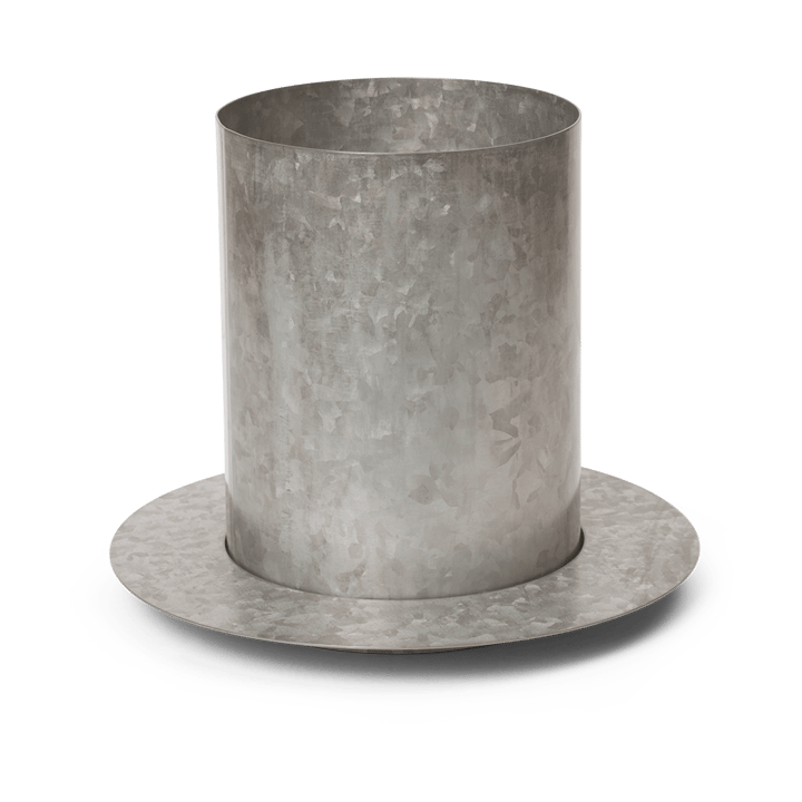 Auran krukke small 21 cm, Galvanized iron ferm LIVING