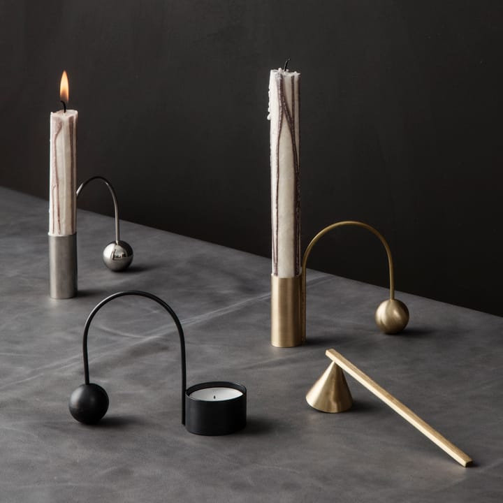 Balance svart lysestake, telys ferm LIVING