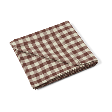 Bothy check bordduk 150x240 cm - Cinnamon-grey green - ferm LIVING