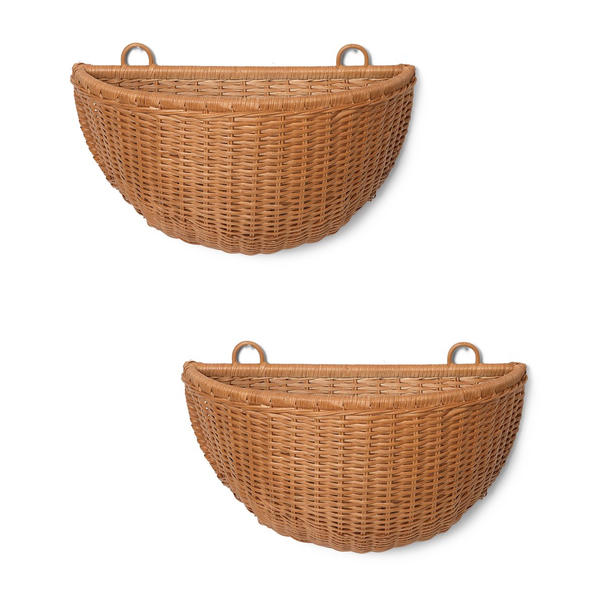 ferm LIVING Braided veggkurver 2-pakning Natural