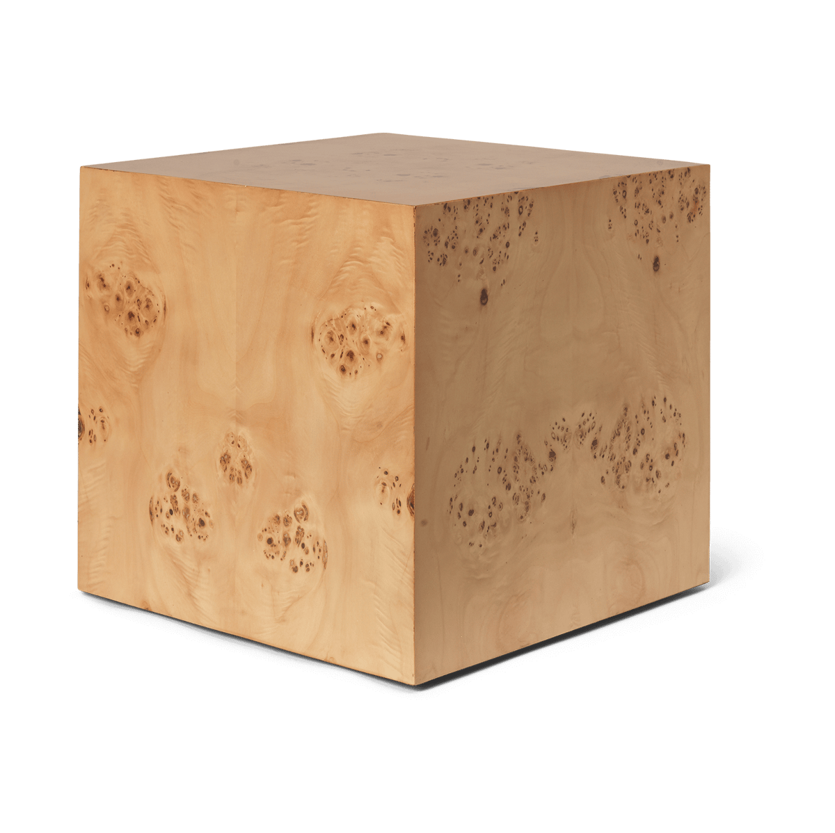 ferm LIVING Burl Cube sidebord 40×40 cm Natural