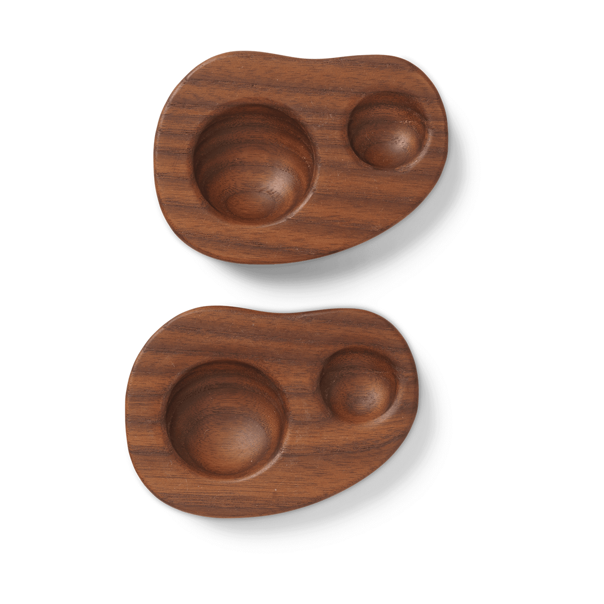 ferm LIVING Cairn eggeglass 2-pakning Dark brown