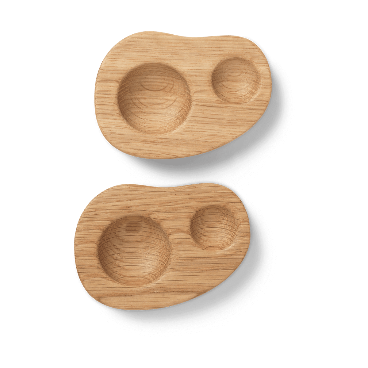 ferm LIVING Cairn eggeglass 2-pakning Oak