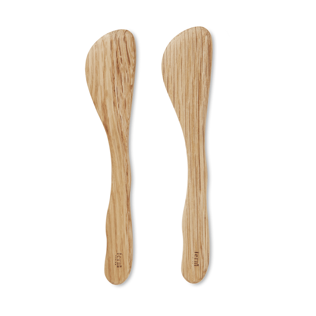 ferm LIVING Cairn smørkniv 2-pakning Oak