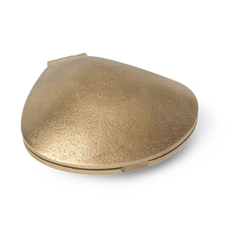 Clam lyslykt - Brass - ferm LIVING