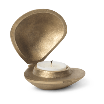 Clam lyslykt - Brass - ferm LIVING