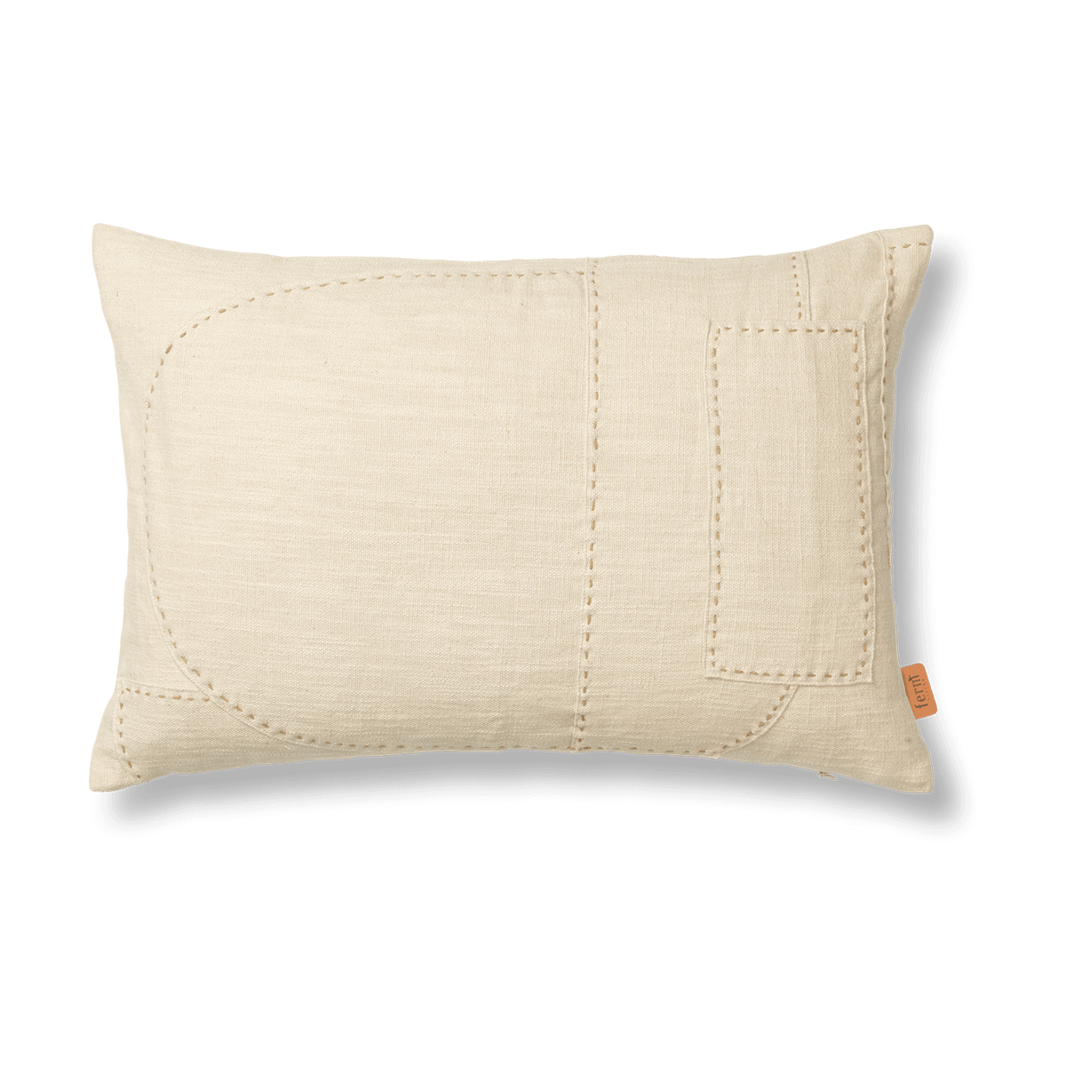 ferm LIVING Darn putetrekk 40 x 60 cm Natural