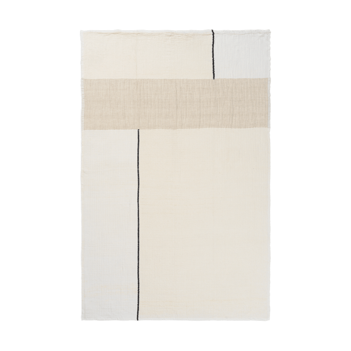 Dela pledd 120x170 cm, Natural-Off-white ferm LIVING