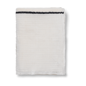 Dela pledd 120x170 cm - Natural-Off-white - ferm LIVING