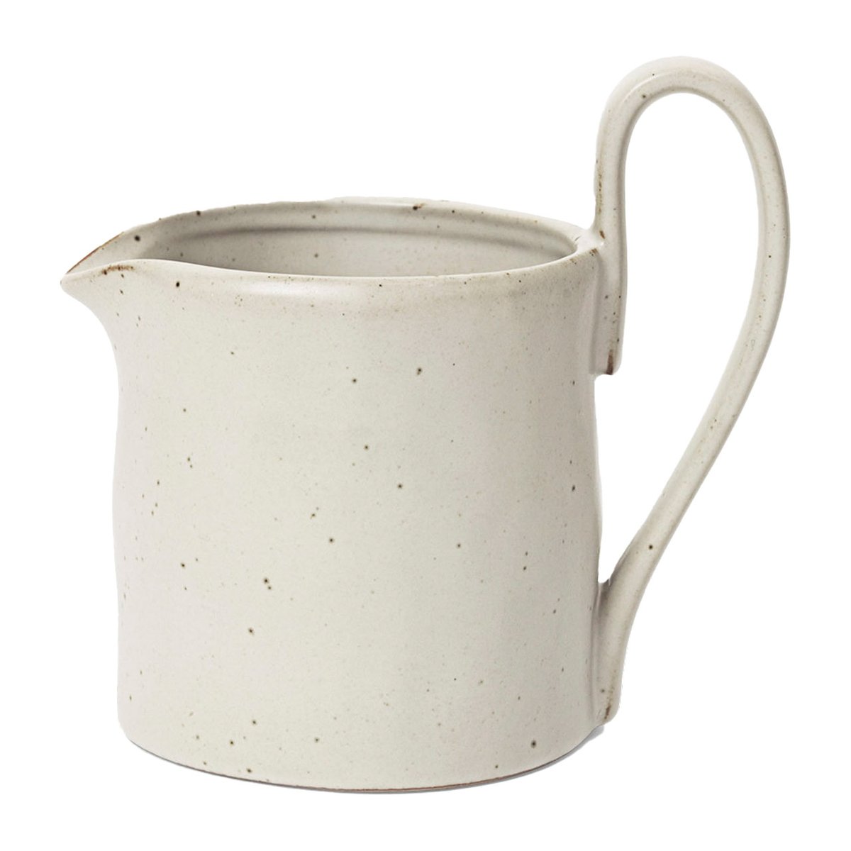 ferm LIVING Flow melkemugge 30 cl Off-white speckle