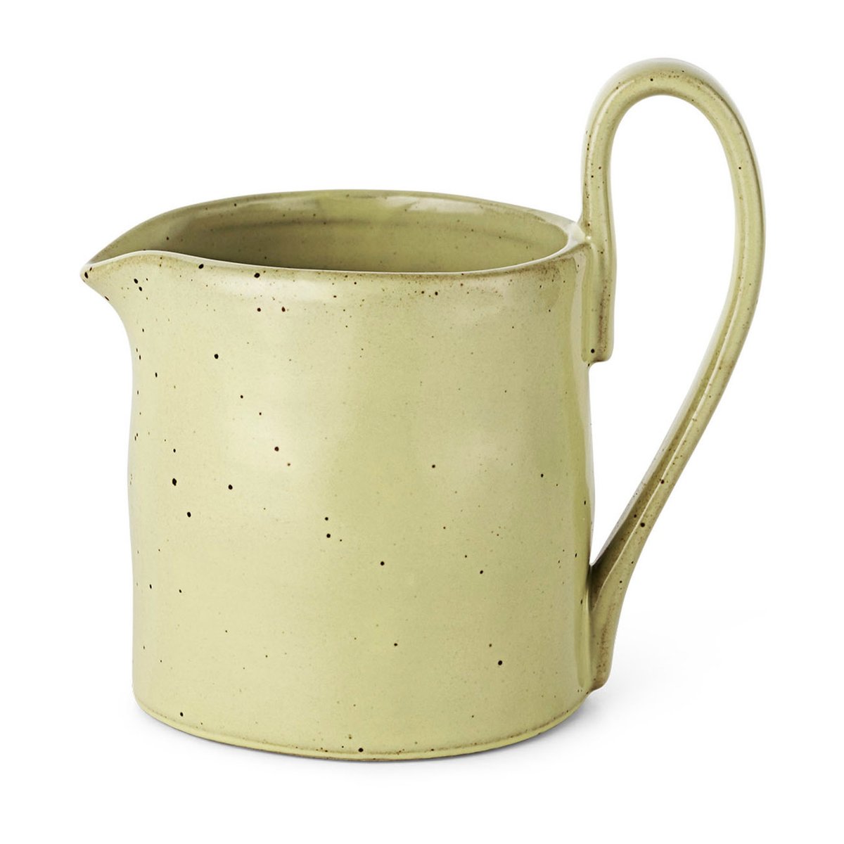 ferm LIVING Flow melkemugge 30 cl Yellow Speckle