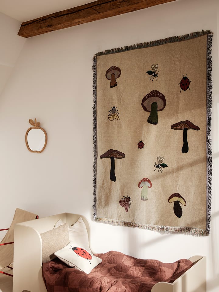 Forest tapestry pledd 120 x 170 cm, Sand ferm LIVING