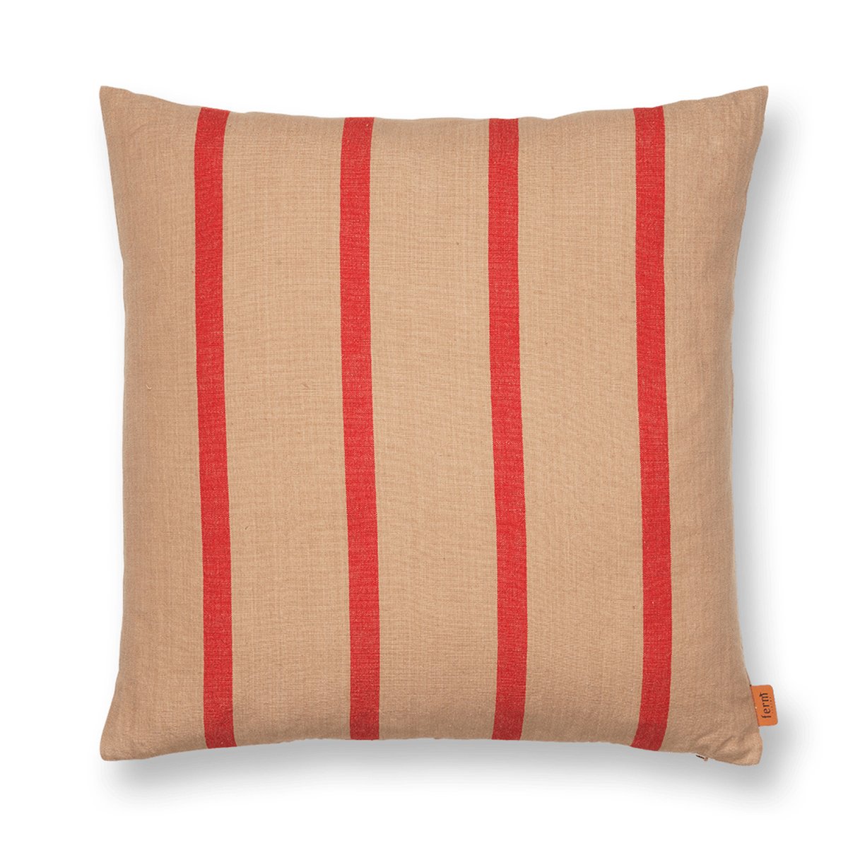 ferm LIVING Grand pute 50×50 cm Camel-red