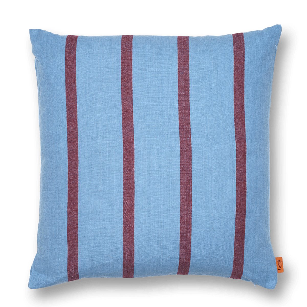 ferm LIVING Grand pute 50×50 cm Faded blue-burgundy