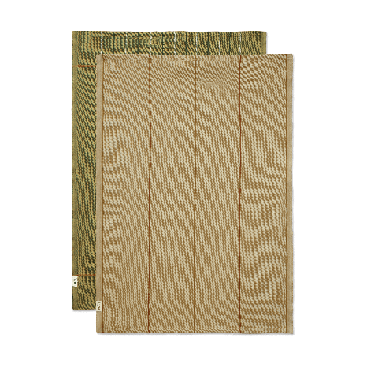 ferm LIVING Ito kjøkkenhåndkle 50×70 cm 2-pakning Seaweed-flax