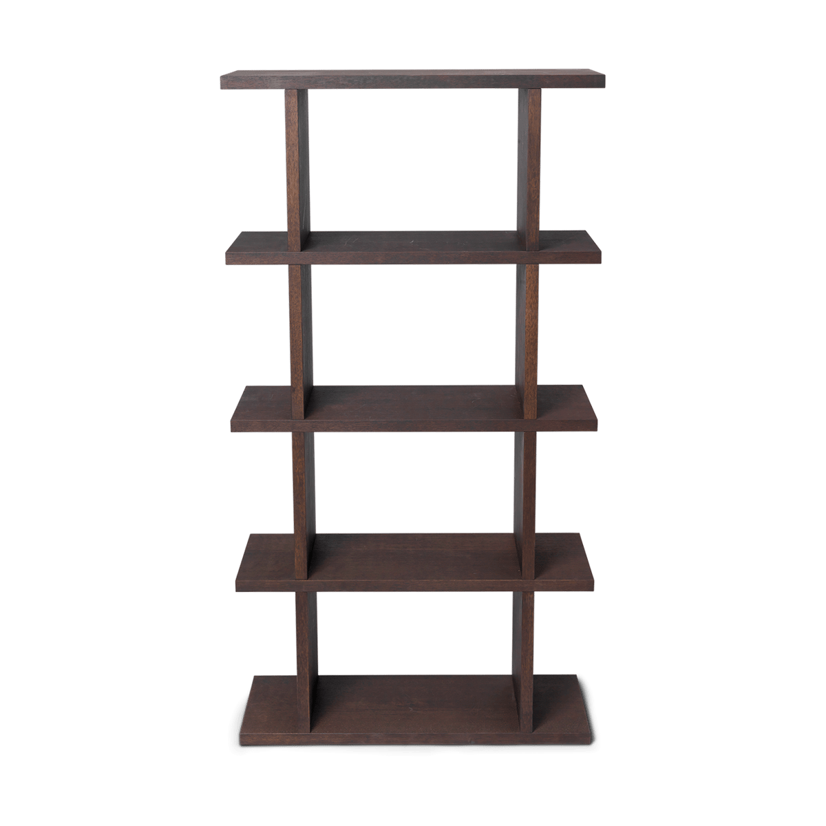 ferm LIVING Kona bokhylle 1×4 Dark stained