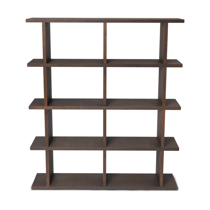 Kona bokhylle 2x4, Dark stained ferm LIVING