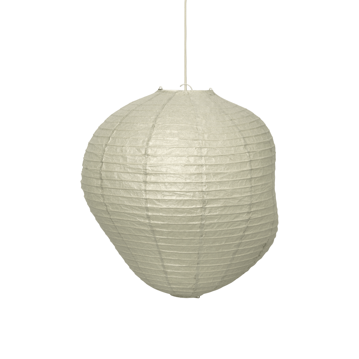 ferm LIVING Kurbis lampeskjerm 60 cm Dark sage