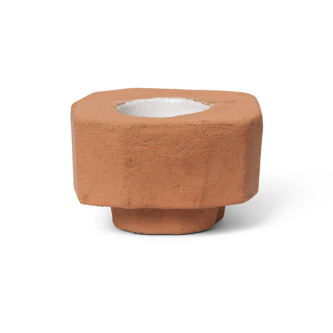 ferm LIVING Kurinu lysestake Terracotta