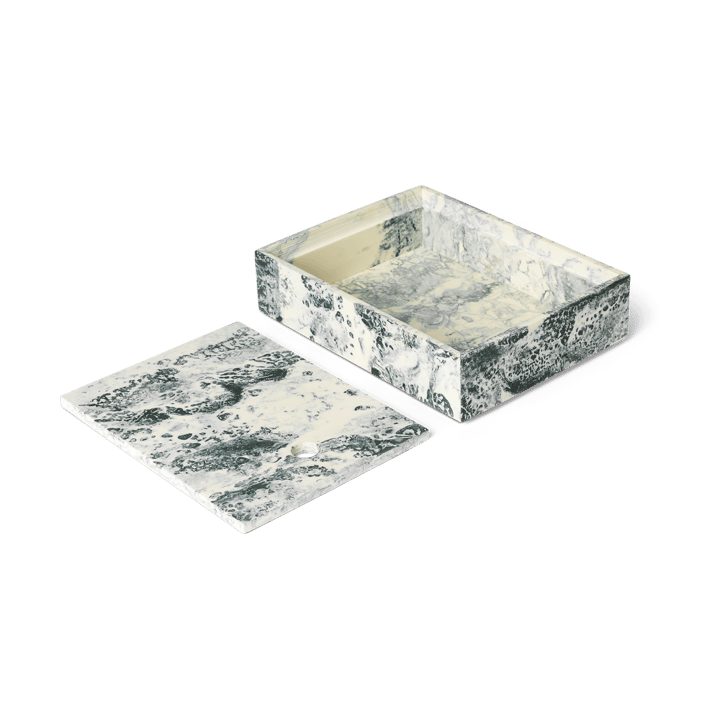 Mist oppbevaringsboks 15x20 cm, Emerald-off white ferm LIVING