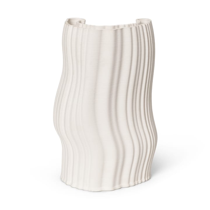 Moire vase 19 x 30 cm, Offwhite ferm LIVING