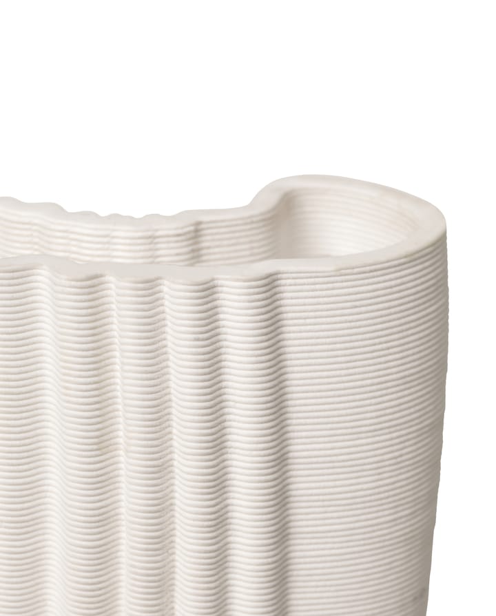 Moire vase 19 x 30 cm, Offwhite ferm LIVING