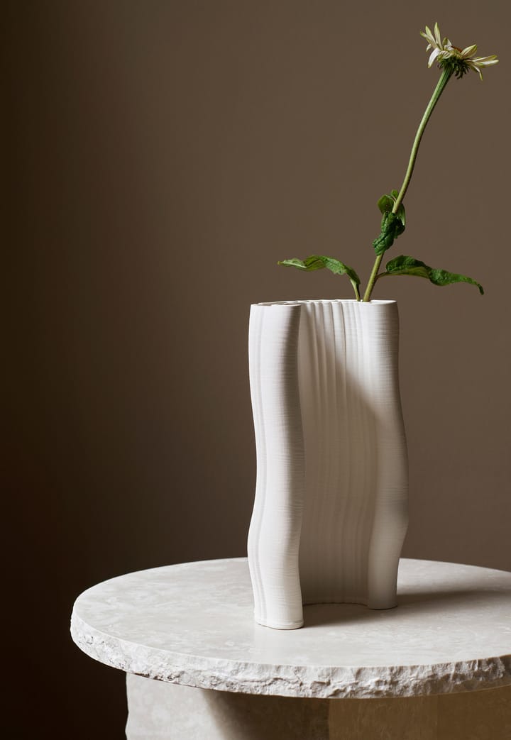 Moire vase 19 x 30 cm, Offwhite ferm LIVING