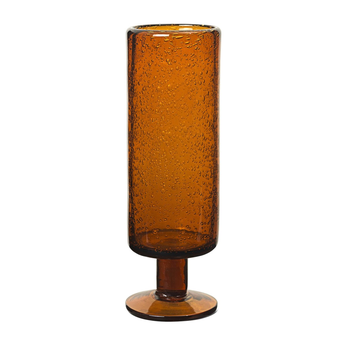 ferm LIVING Oli champagneglass 22 cl Amber