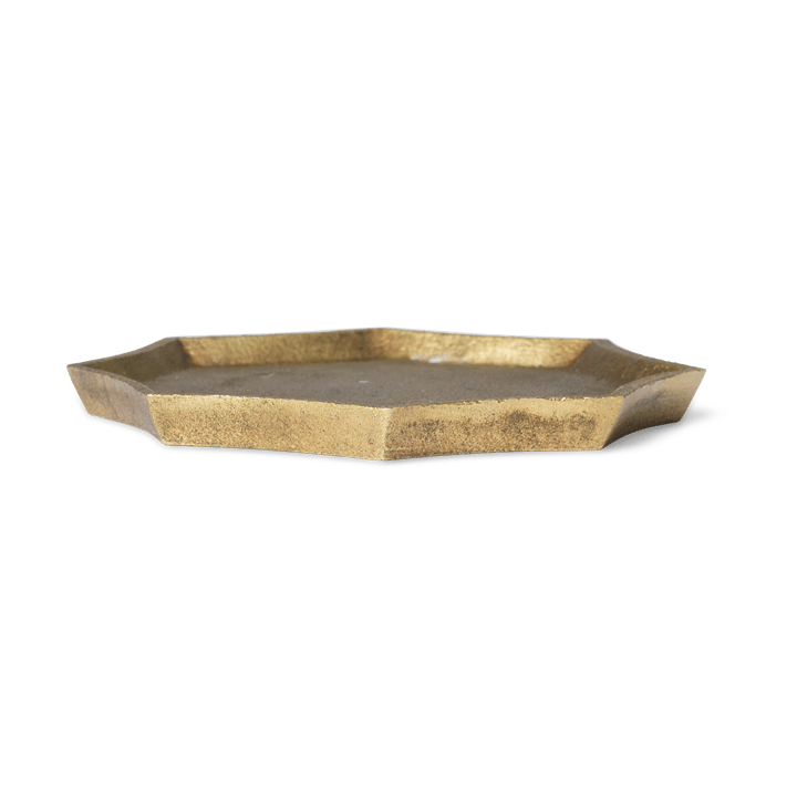 Otte dekorasjonsbrett 9,5x9,5 cm, Brass finish ferm LIVING