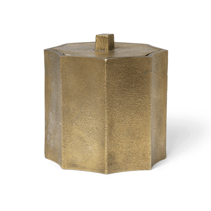 Otte duftlys 36 h, Brass finish ferm LIVING