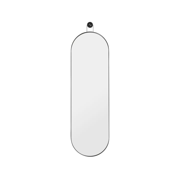 Poise oval speil - svart - Ferm LIVING