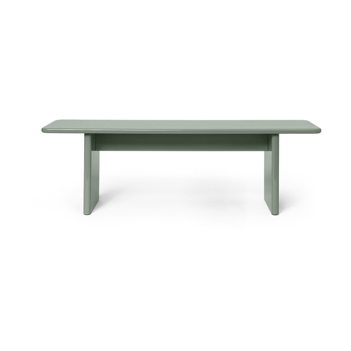 ferm LIVING Rink benk 140 cm Tea green