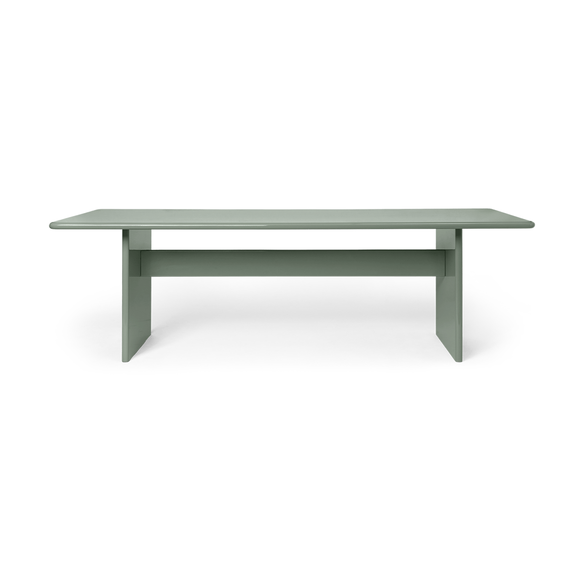 ferm LIVING Rink spisebord large 240 x 90 x 74 cm Tea green