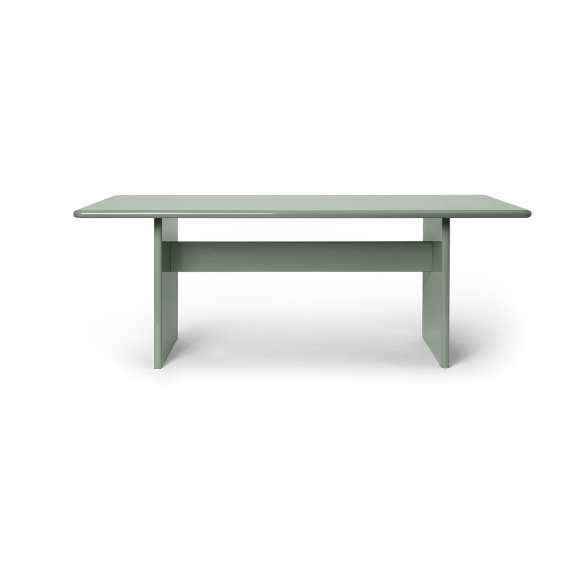 ferm LIVING Rink spisebord small 200 x 90 x 74 cm Tea green