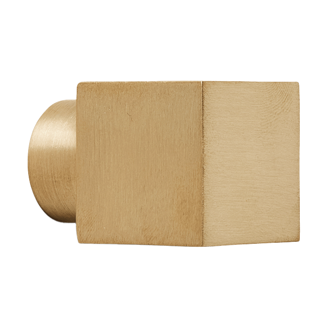 Square knagg small, Brass ferm LIVING