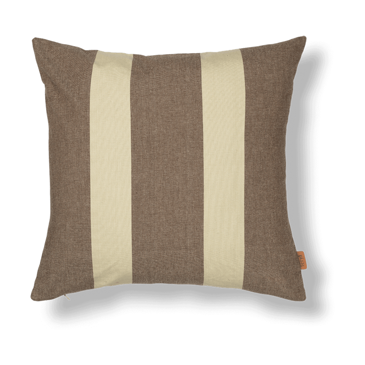 Strand outdoor putetrekk 50x50 cm, Carob brown-parchment ferm LIVING