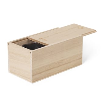 Uneru Mini krukke med fat 2 deler - Black - ferm LIVING