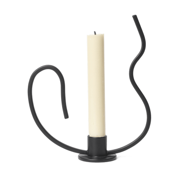 Valse lysestake low - Black - ferm LIVING