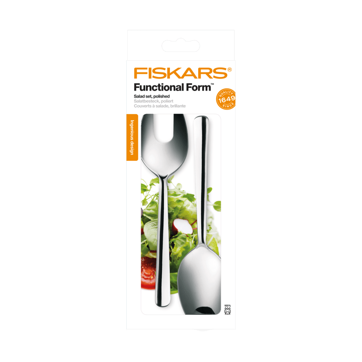 Functional Form salatbestikk 2 deler, Blank Fiskars