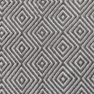 Diamond teppe 140x200 cm - Grey - Formgatan