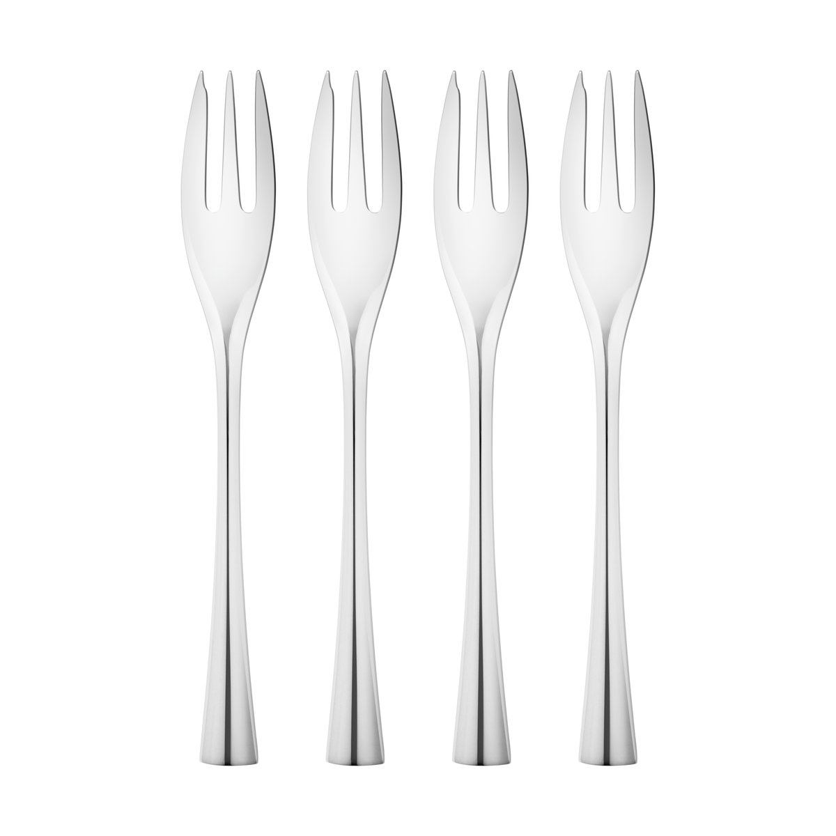 Georg Jensen Cobra kakegaffel 4-pakning Rustfritt stål