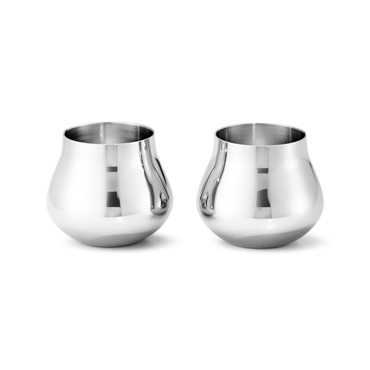 Georg Jensen Sky snapsglass 8 cl 2-stk. Rustfritt stål