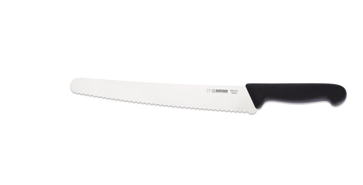 Giesser Giesser brødkniv 25 cm Stål-svart