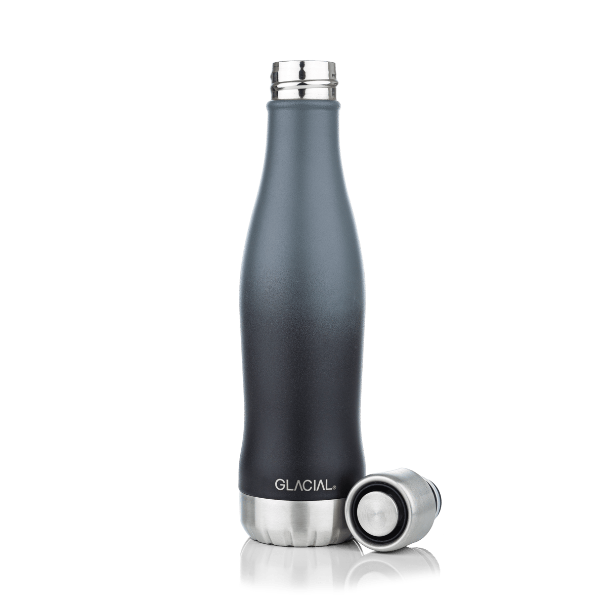 Glacial Glacial vannflaske active 400 ml Gray fade