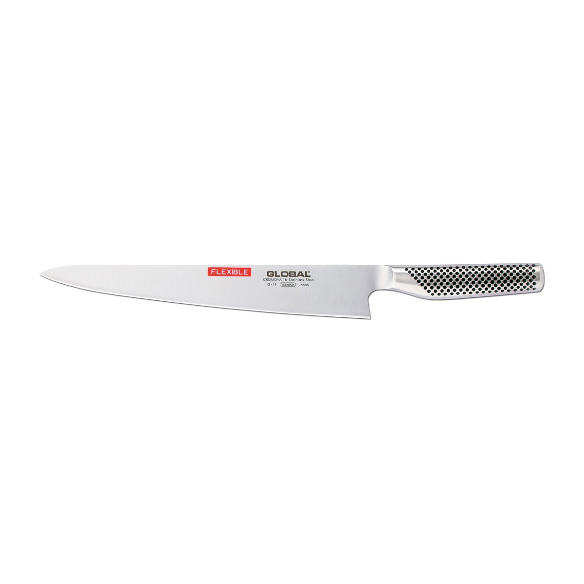 Global Global G-19 bred filetkniv 27 cm fleksibel rustfritt stål