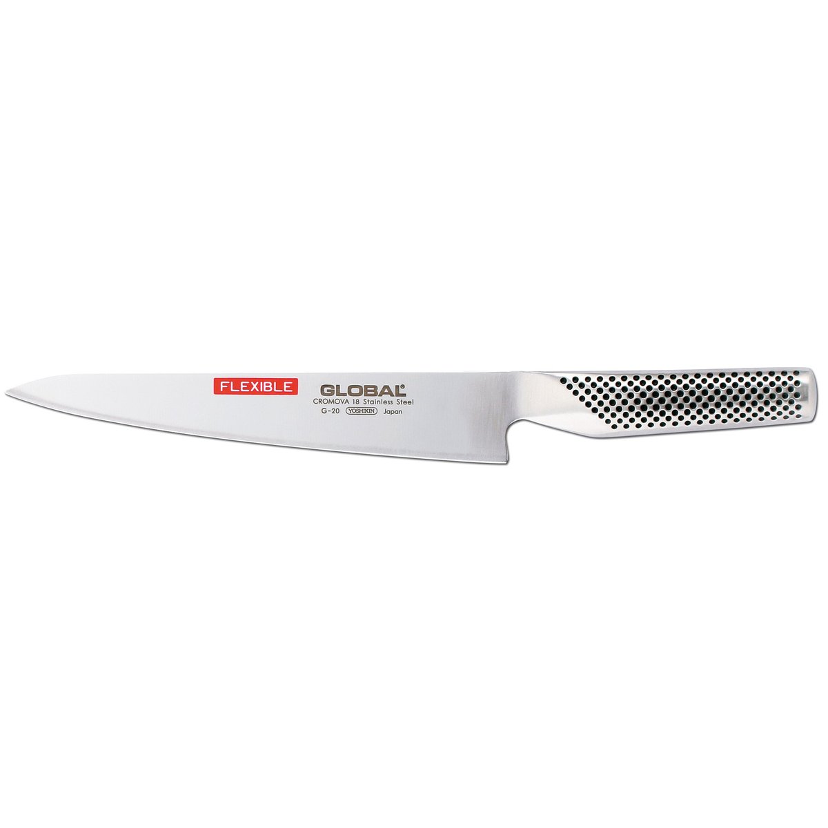 Global Global G-20 bred filetkniv 21 cm fleksibel rustfritt stål